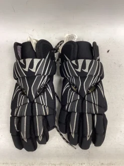 Used Warrior TOURNAMENT ELITE Lacrosse Gloves Mens Black 12"