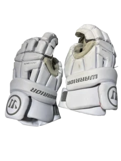 Used Warrior WARRIOR BURN BONE SYSTEM GLOVES Lacrosse Gloves Mens White MD
