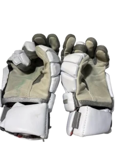 Used Warrior WARRIOR BURN BONE SYSTEM GLOVES Lacrosse Gloves Mens White MD