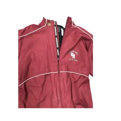Used Warrior WINTERS MILL LAX WINDBREAKER Lacrosse Top A Maroon XL