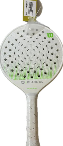 Used Wilson BLADE UL GRUUV V2 Adult Squash Racquet White 4 1/4"
