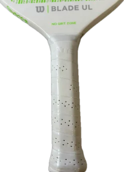 Used Wilson BLADE UL GRUUV V2 Adult Squash Racquet White 4 1/4