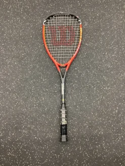 Used Wilson HYPER PROSTAFF Adult Squash Racquet Red Unknown