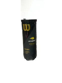 Used Wilson 3PC TENNIS BALL SET 3-ball Tennis Canister