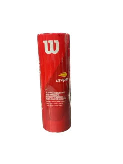Used Wilson 3PC TENNIS BALL SET 3-ball Tennis Canister