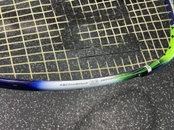 Used Wilson POWER HOLES Adult Squash Racquet Green Unknown