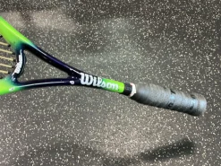 Used Wilson POWER HOLES Adult Squash Racquet Green Unknown