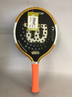 Used Wilson TRUE GRIT Adult Racquetball Racquet Black 4 1/4"
