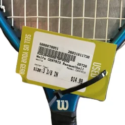 Used Wolfe CENTRIX Adult Racquetball Racquet Teal 3 3/8"