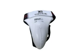 USED YIAISHENG Martial Arts Groin Pad White Senior