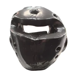 Used Youth Martial Arts Head Gear Black