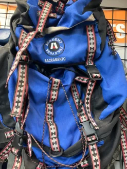 Used Academy Sports SACRAMENTO BACKPACK Internal Frame Backpack Navy Blue