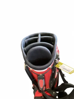 Used Adams Golf BLACK/RED STAND BAG Mens Stand Bag Black