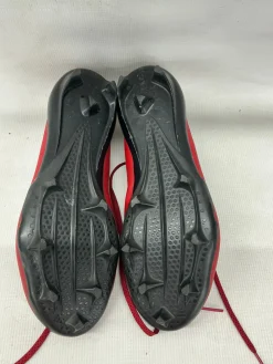 Used Adidas ADIZERO ELECTRIC II FB CLEATS Adult FB Cleats Red And Black Senior 12