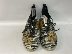Used Adidas Adult FB Cleats Black And White Senior 15