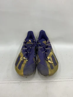 Used Adidas Adult FB Cleats Purple Senior 12.5