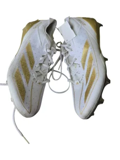 Used Adidas Adult FB Cleats White Senior 11