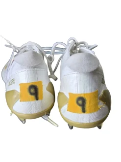 Used Adidas Adult FB Cleats White Senior 11