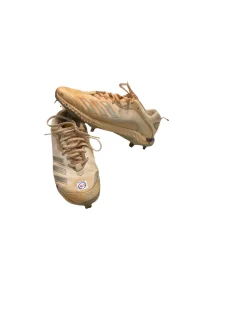 Used Adidas BB CLEAT BB/SB Cleats White Senior 10.5