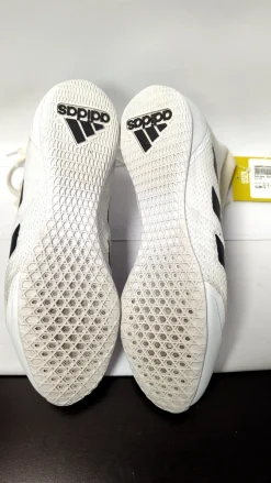 Used Adidas Boxing Shoes White Senior 7.5