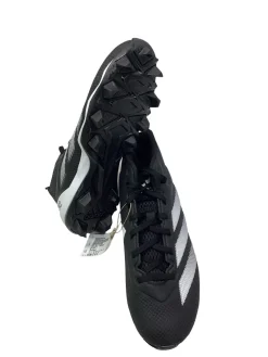 Used Adidas IMPACT Adult FB Cleats Black And White Senior 6.5