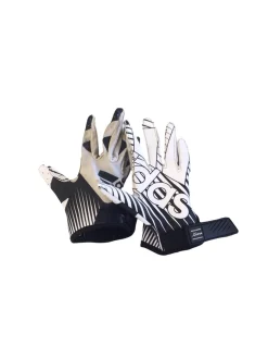 Used Adidas WIDE RECEIVER GLOVES FB Gloves Black SM