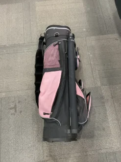 Used Affinity PINK CART BAG Womens Cart Bag Black And Pink