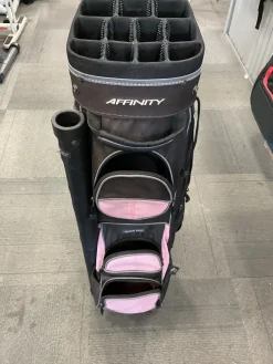 Used Affinity PINK CART BAG Womens Cart Bag Black And Pink