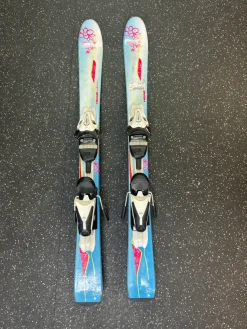 Used A Gamers LR75 Girls DH Ski/Binding Royal Blue 118 cm
