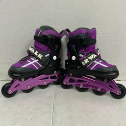 Used Airwalk ABEC-5 SIZE 1-4 Junior Rec Fitness Skates Purple Adjustable