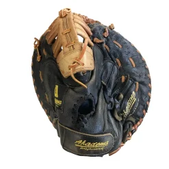 Used Akadema AEAA65 BB/SB First Base LH Throw Black And Natural 13"