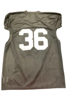 Used Alleson BLACK PRACTICE JERSEY FB Top Adult Black MD