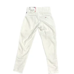 Used Alleson TAPERED BOTTOM W PIPE BB/SB Pant Boys White And Navy Blue SM