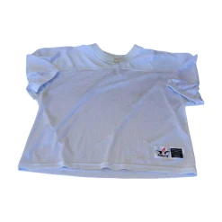 Used Alleson YOUTH PRACTICE JERSEY FB Top Youth White L/XL