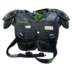Used All-Star CATALYST 60-80 FB Shoulder Pads Black SM