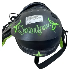 Used All-Star CATALYST 60-80 FB Shoulder Pads Black SM