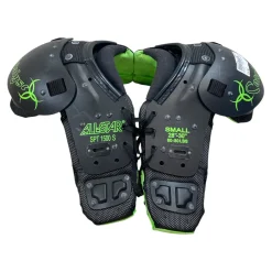 Used All-Star CATALYST 60-80 FB Shoulder Pads Black SM