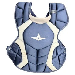 Used All Star CHEST PROTECTOR Catchers Chest Protector Navy Blue Youth