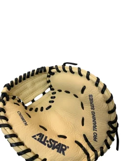 Used All-Star CM100TM TRAINING MITT BB/SB Catchers RH Throw Black 28"