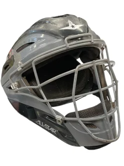 Used All Star MVP2500-1 Catchers Helmet w/Mask Black L/XL