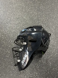 Used All-Star MVP-FS-XSM Catchers Helmet w/Mask Black XS