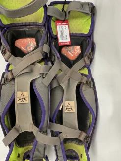 Used All-Star PURPLE CATCHER SHIN GUARDS Catchers Leg Guards Purple Adult
