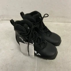 Used Alpina Boys NNN XC Ski Boots Black JR-01