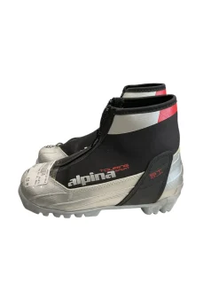 Used Alpina Boys NNN XC Ski Boots Grey JR-03