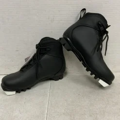 Used Alpina Boys NNN XC Ski Boots Black JR-02