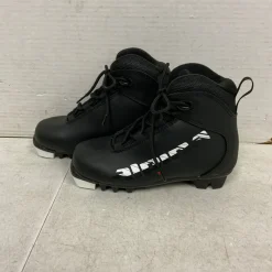 Used Alpina Boys NNN XC Ski Boots Black JR-01