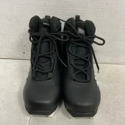 Used Alpina Boys NNN XC Ski Boots Black JR-01