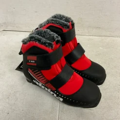 Used Alpina Boys NNN XC Ski Boots Red JR-03
