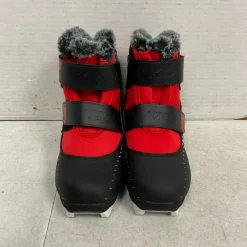 Used Alpina Boys NNN XC Ski Boots Red JR-01.5