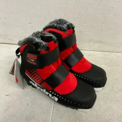 Used Alpina Boys NNN XC Ski Boots Red JR-01.5